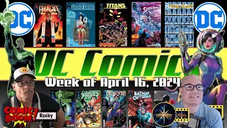 DC Comics - April 16, 2024 - Batman: Offworld 4; Superman 13; Wonder Woman 7; Nightwing 300!