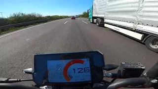 KTM Duke 125 Top Speed | German Autobahn