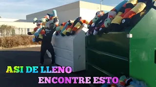 Eran TANTISIMAS COSAS que no cabian en el carro.  #dumpsterdiving #loquetiranenusa #dumptruck