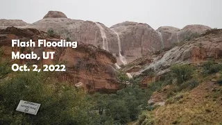 Flash Flood Waterfalls Moab, UT Oct. 2 2022