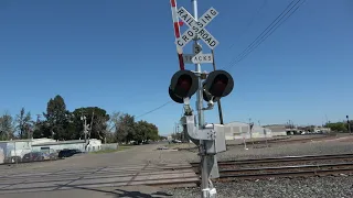 E. Scotts Ave. Railroad Crossing Tour With New Reused E-Bell Finally Installed, Stockton CA