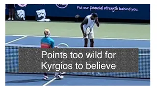 Two wild points between Kyrgios and Davidovich Forkina- Cincinnati 2022