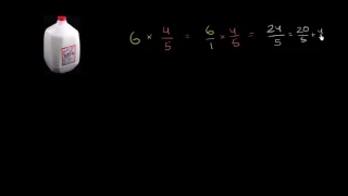 Multiplying fractions word problem: milk love | Fractions | Pre-Algebra | Khan Academy