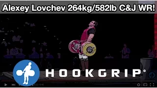 Alexey Lovchev (105+) - 264kg Clean and Jerk World Record (handheld version)