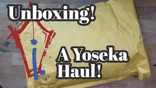 Unboxing a Haul from Yoseka Stationery!