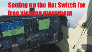 FS2020 - how to set up your Hat Switch to look around the cockpit freely!