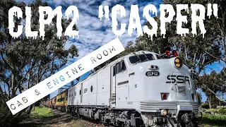 3000HP EMD CLP12 CAB & ENGINE ROOM!