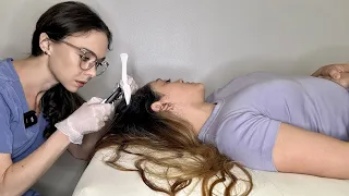 ASMR Cranial Nerve Exam + Scalp Check w/ @ivybasmr   [Real Person] Medical Role Play for Head Injury