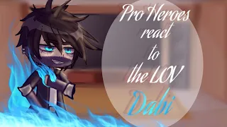 Pro Heroes +lov react to Dabi •2/3 •Pro Heroes react to lov • Dabi angst • S6 spoilers || Dabihawks