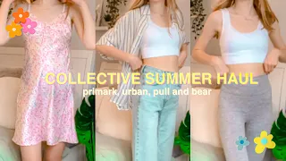 summer collective haul - primark, pull and bear, urban