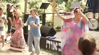 Elihana Elia and family, Shavuos, 2018, Yad HaShmonah, Israel