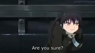 Tamaki from fire force makes a phone call