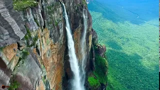 Самый высокий водопад в мире Анхель в Венесуэле с дрона Angel Falls (Venezuela)