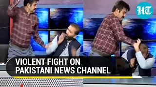 Pak: Slaps, Punches Fly During TV Debate; Imran Khan's Lawyer Gets Violent On Cam