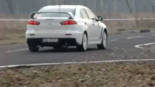 Mitsubishi Lancer Evolution X  SHOOTING FLAMES Exhaust