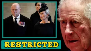 RESTRICTED!🛑King Charles Announced Zara and Mike Tindall are hereby restricted from all royal events