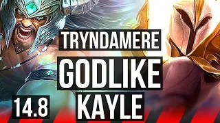 TRYNDAMERE vs KAYLE (TOP) | 800+ games, Godlike | BR Master | 14.8