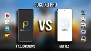 Custom ROM Poco X3 Pro Pixel Experience (Plus Edition) VS MIUI 12.5 (Benchmark & Gaming Test)