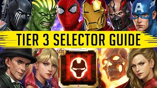 FREE Tier 3 Selector Guide 2023 (BLACK FRIDAY) - Marvel Future Fight