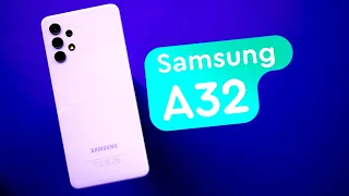 SAMSUNG A32 распаковка и краткий обзор смартфона 2021