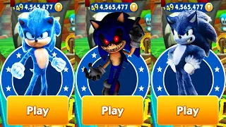 Sonic Dash - Sonic.EXE vs Movie Werehog vs Movie Sonic defeat All Bosses Zazz Eggman - Run Gameplay