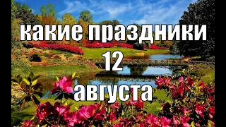 какой сегодня праздник?  12 августа  праздник каждый день  праздник к нам приходит  есть повод