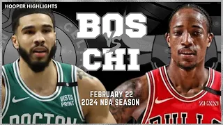 Boston Celtics vs Chicago Bulls Full Game Highlights | Feb 22 | 2024 NBA Season