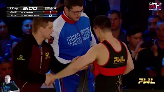 Роман Власов (Россия) — Акжол Махмудов (Кыргызстан) Poddubny Wrestling League - PWL-4