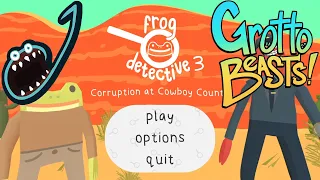 Jerma Streams - Frog Detective 3 and Grotto Beasts Announcement