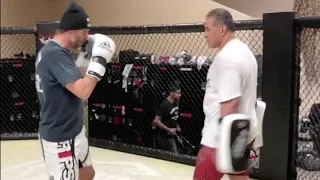 Tibor Nagy - Pad work with Ray Sefo