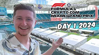 Forumla 1 | 2024 MIAMI Grand Prix - Full Day 1 Vlog