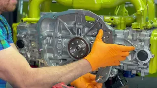 Subaru Engine to VW Transaxle Kennedy (KEP) Adapter Plate Installation Tutorial How-to for Subaru Co