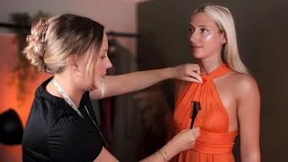 ASMR Dress Fitting with Perfectionist Clothing Adjustments, Fixing, Styling & Body Measuring