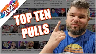 Our Top Ten MOST INSANE Basketball Card Pulls Of 2021!!