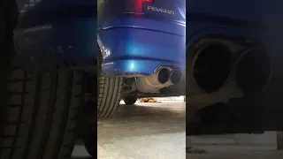 PEUGEOT 206 RC (BLEU RECIF) - Sound janspeed exhaust