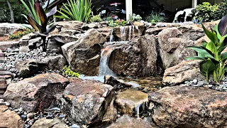 Beautiful front yard pond