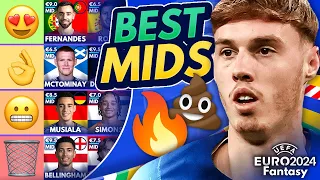 EURO 2024 FANTASY BEST MIDFIELDERS! | Best Cheap/Expensive Mids For Your Matchday 1 Team Selection