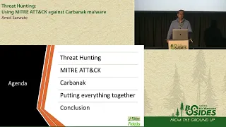 BSidesSF 2022 - Threat hunting: Using MITRE ATT&CK against Carbanak malware (Amol Sarwate)