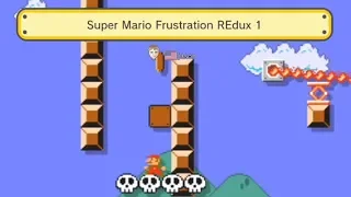 Super Mario Maker: Super Mario Frustration REdux 1 By: jason