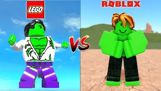 ROBLOX HULK TRANSFORMATIONS VS LEGO HULK TRANSFORMATIONS - WHICH IS BEST?