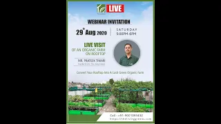 Grow Fresh Organic Vegetables on Rooftop-Live Demo [WEBINAR]