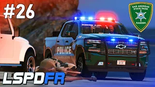 КОРОВА НА ПЛЯЖЕ |#26| SAN ANDREAS STATE PARKS / PARK RANGER | LSPDFR GTA 5 | ЛСПДФР ГТА 5