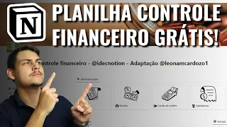 PLANILHA PARA ORGANIZAÇÃO FINANCEIRA AUTOMÁTICA GRÁTIS - Modelo completo Notion!