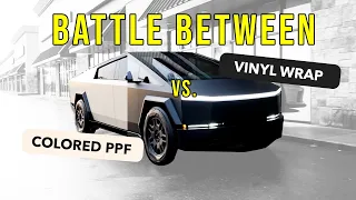 Colored PPF vs. Vinyl Wrap: Which is Best for Your Cybertruck?