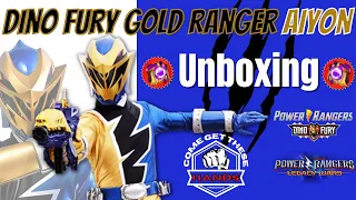 Power Rangers Legacy Wars | Gold Dino Fury Ranger Aiyon Unboxing