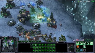 4 NUKES in 1 game? Starcraft 2 custom team games. 3v3