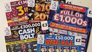 🙂🙂£20 mix up scratch cards session 🙂🙂