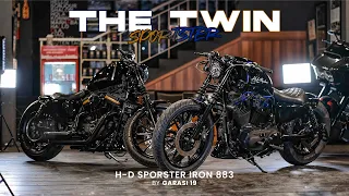 THE TWIN H-D SPORTSTER IRON 883 GARASI 19 STYLE | THE VLOGS - #60