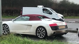 Audi R8 v10 and Ferrari California