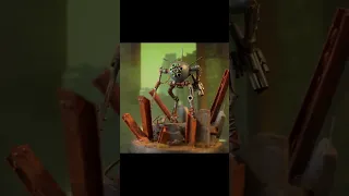 i made a post-apocalyptic robot diorama!